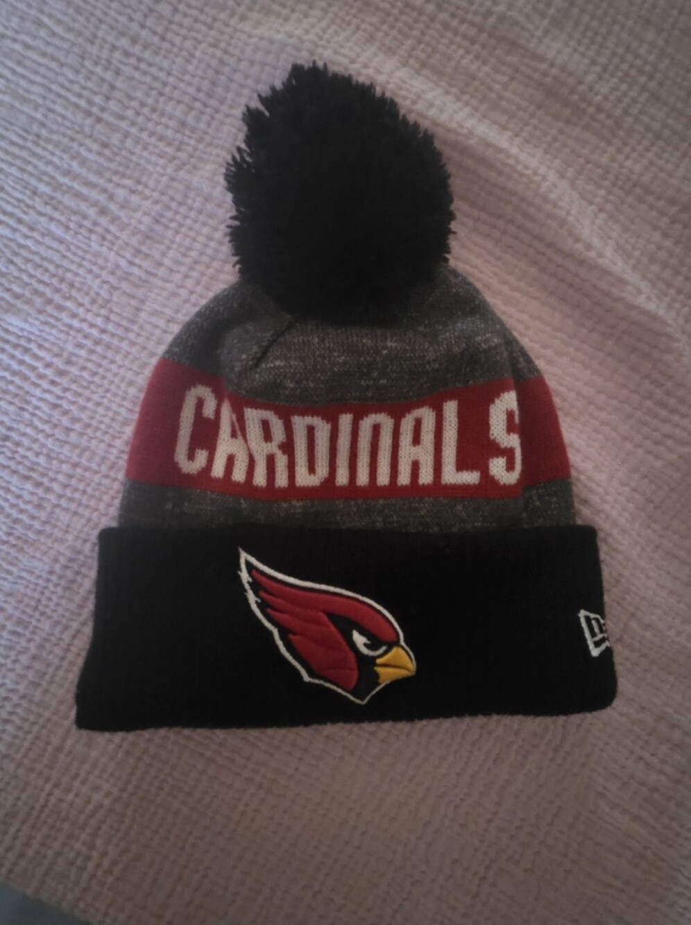 Arizona Cardinals Beanie - Gray & Red